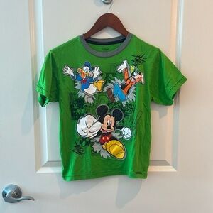 Disney Green T-Shirt with Mickey and Friends